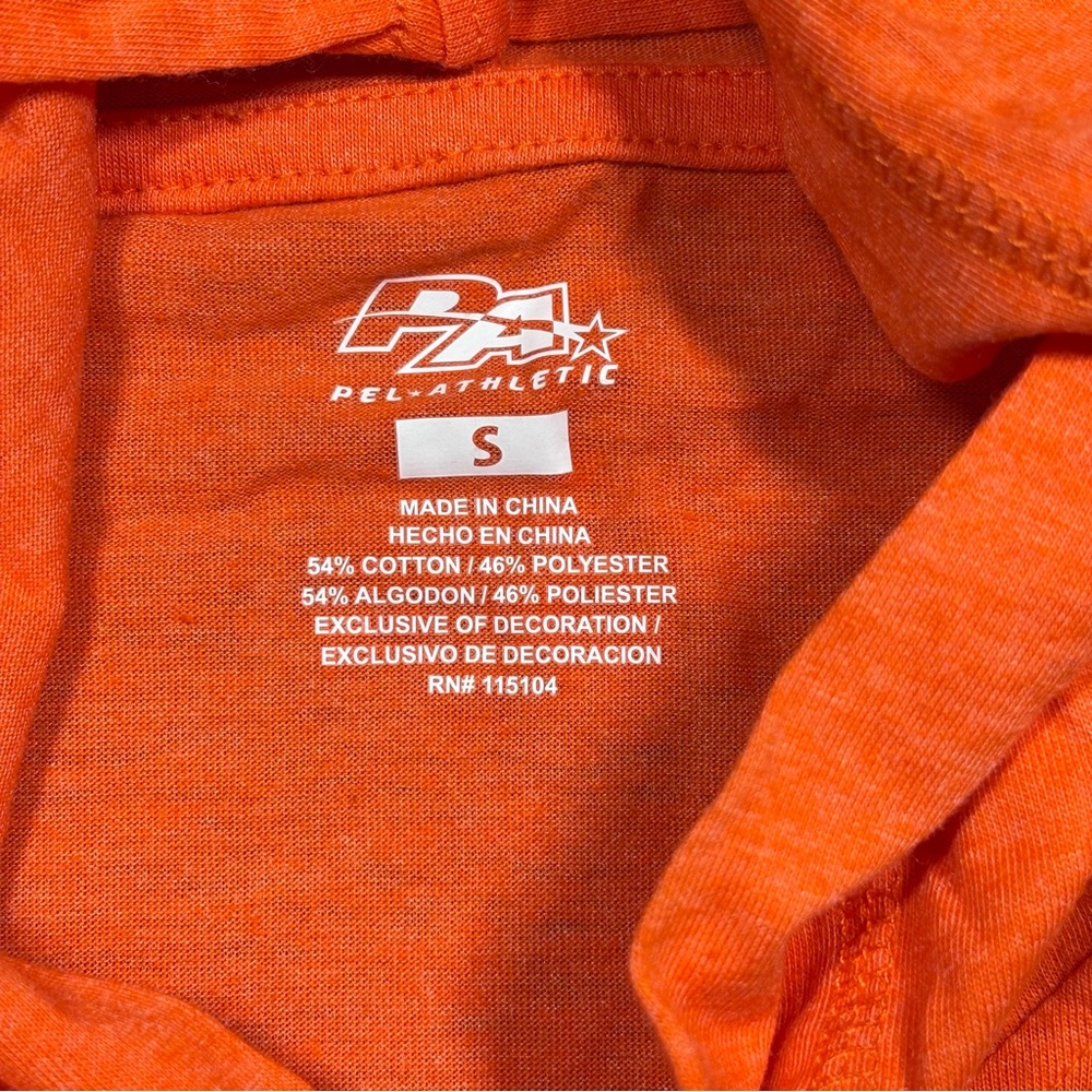 University Titans Bright Orange Long Sleeve Hooded Tee - Picture 7 of 12